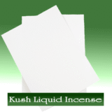 KUSH LIQUID INCENSE ON PAPER